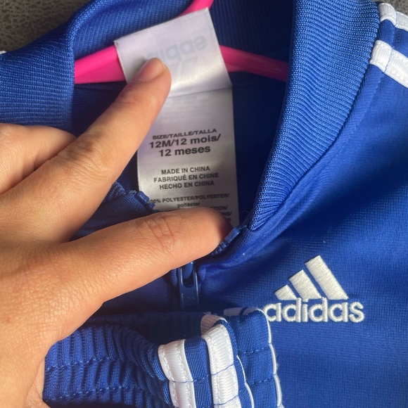 Blue Adidas Jogger Outfit 12m - Picture 4 of 4